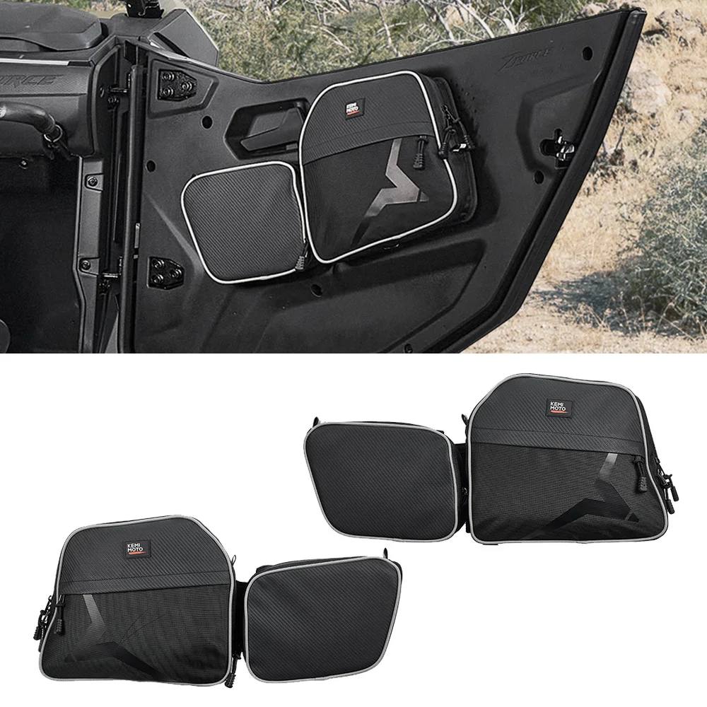 

Front Lower Door Bags Compatible with CFMOTO ZForce 950 Sport and ZForce 950 Sport 4, G2 2023-2025 1680D Storage Bag w/ Knee Pad