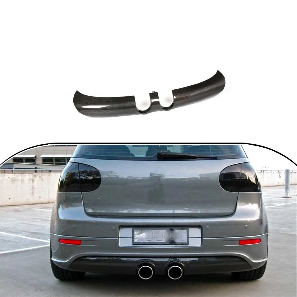 Carbon Fiber Rear Bumper Diffuser Lip for Volkswagen V W Golf V MK5 R32 2006-2008