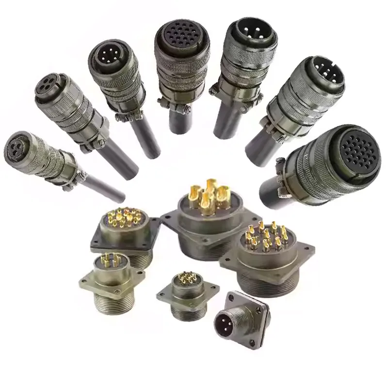 MIL-C Circular Connectors 20-18 20-27 20-29 Specification 5015 MS3102A MS3106A Plug Socket MIL STD Connector for Electronics20-4
