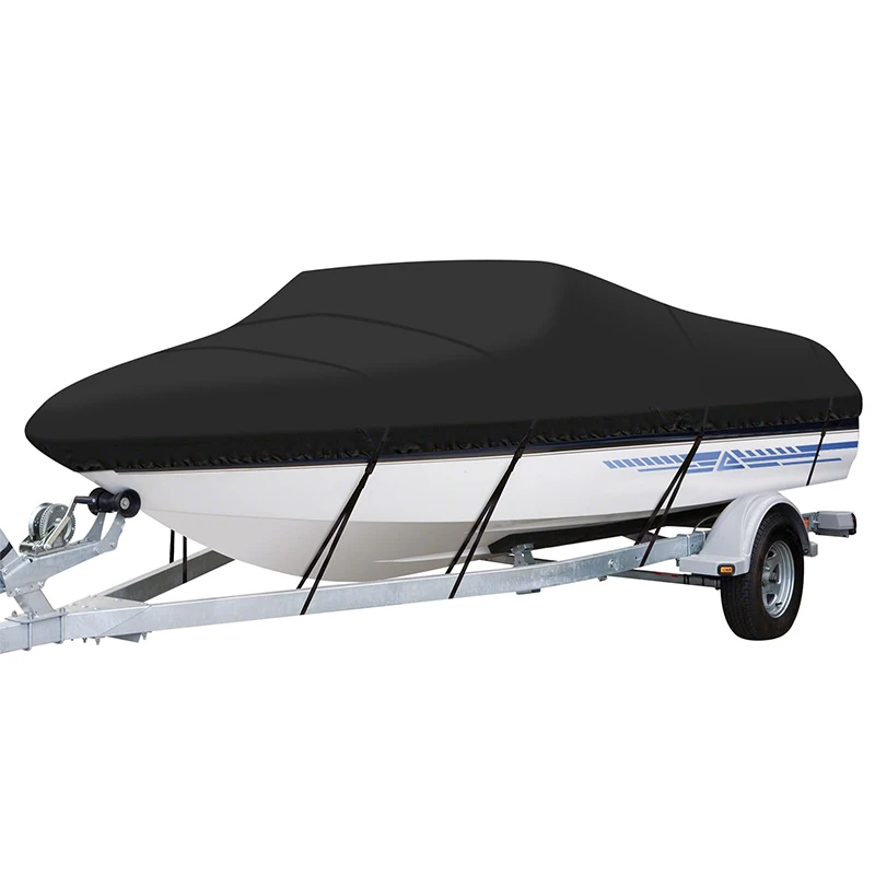 

Upgraded 900D Center Console Boat Cover , Heavy Duty Marine Grade Canvas Waterproof Boat Cover For Center Console Boat