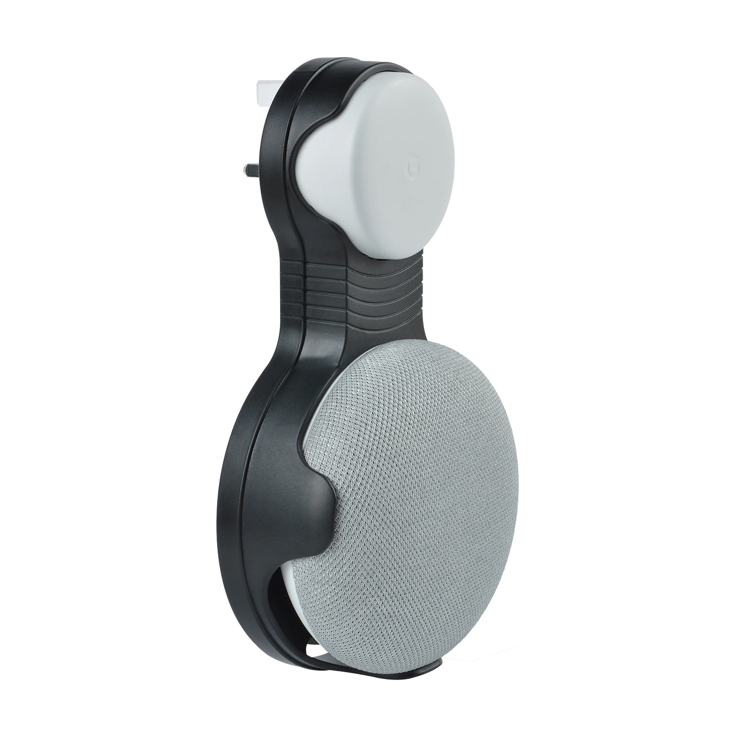 Soporte de pared para Google Home Mini (enchufe del Reino Unido) GEN 1/GEN2, accesorios que ahorran espacio para Google Nest Mini, negro, 1 unidad