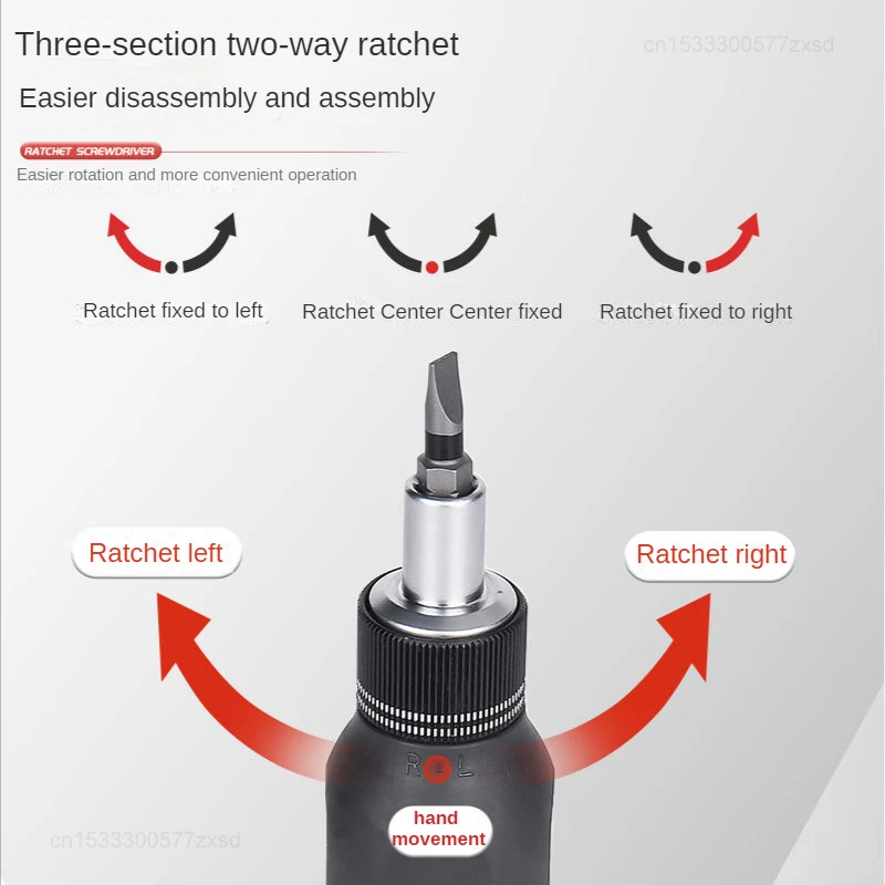 Imagem -04 - Xiaomi-ratchet Screwdriver Conjunto com Haste de Extensão 37 em Ferramenta Manual para Computador Telefone Móvel Reparo em Casa Magnético Parafuso Driver