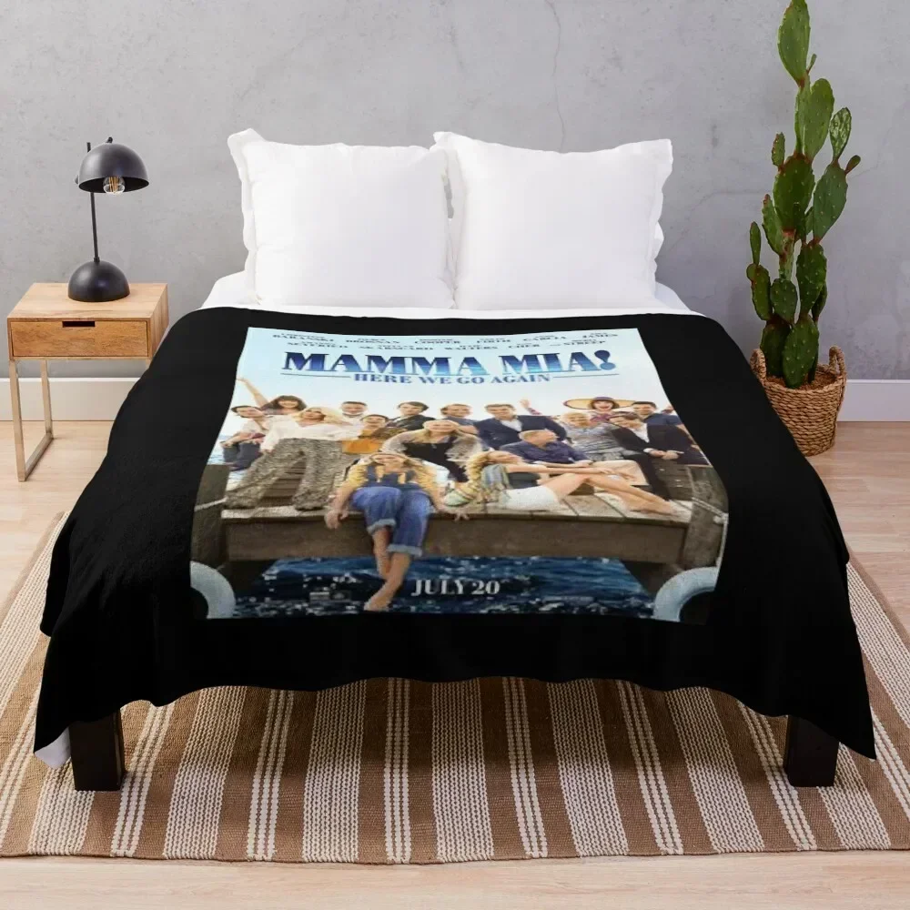 

Beautiful Model Mamma Romantic Musical Mia Drama Gifts Music Fan Throw Blanket Thin Giant Sofa Blankets