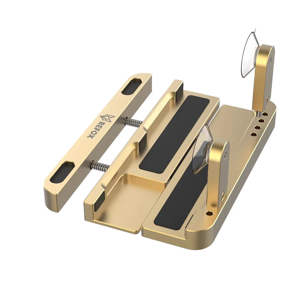 Refox RS52 Multifunctional Clamp Holder for iPhone 15 14 13 12 LCD Screen Disassemble Fixture Back Cover Rear Glass Repair Tools