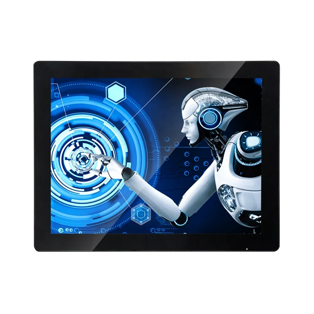 Industrial 12.1 Inch IP65 LCD Board Capacitive Touch Screen Computer Display Monitor with HD-Ml Wall Mounted