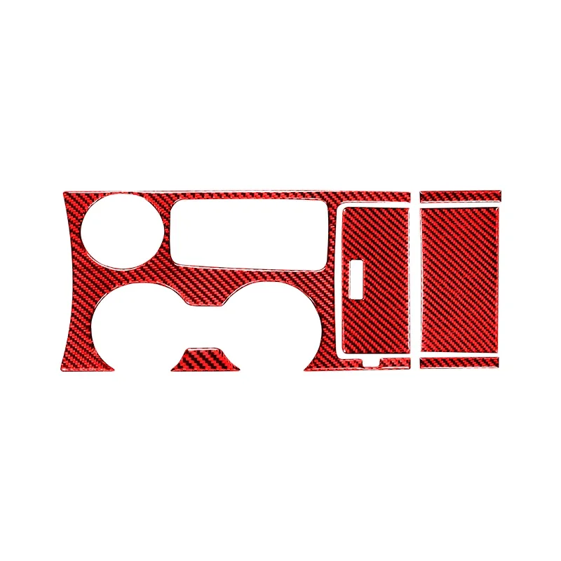 لفورد اكسبلورر 2013-2019 ألياف الكربون سيارة كوب ماء والعتاد زخارف اللوحات غطاء الكسوة ملصق مائي الداخلية اكسسوارات السيارات