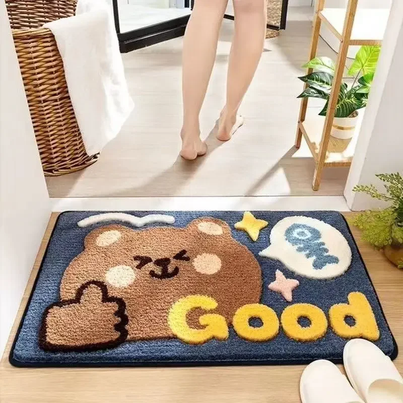 ms-1 Bathroom floor mat door entry non-slip thickened bedroom carpet