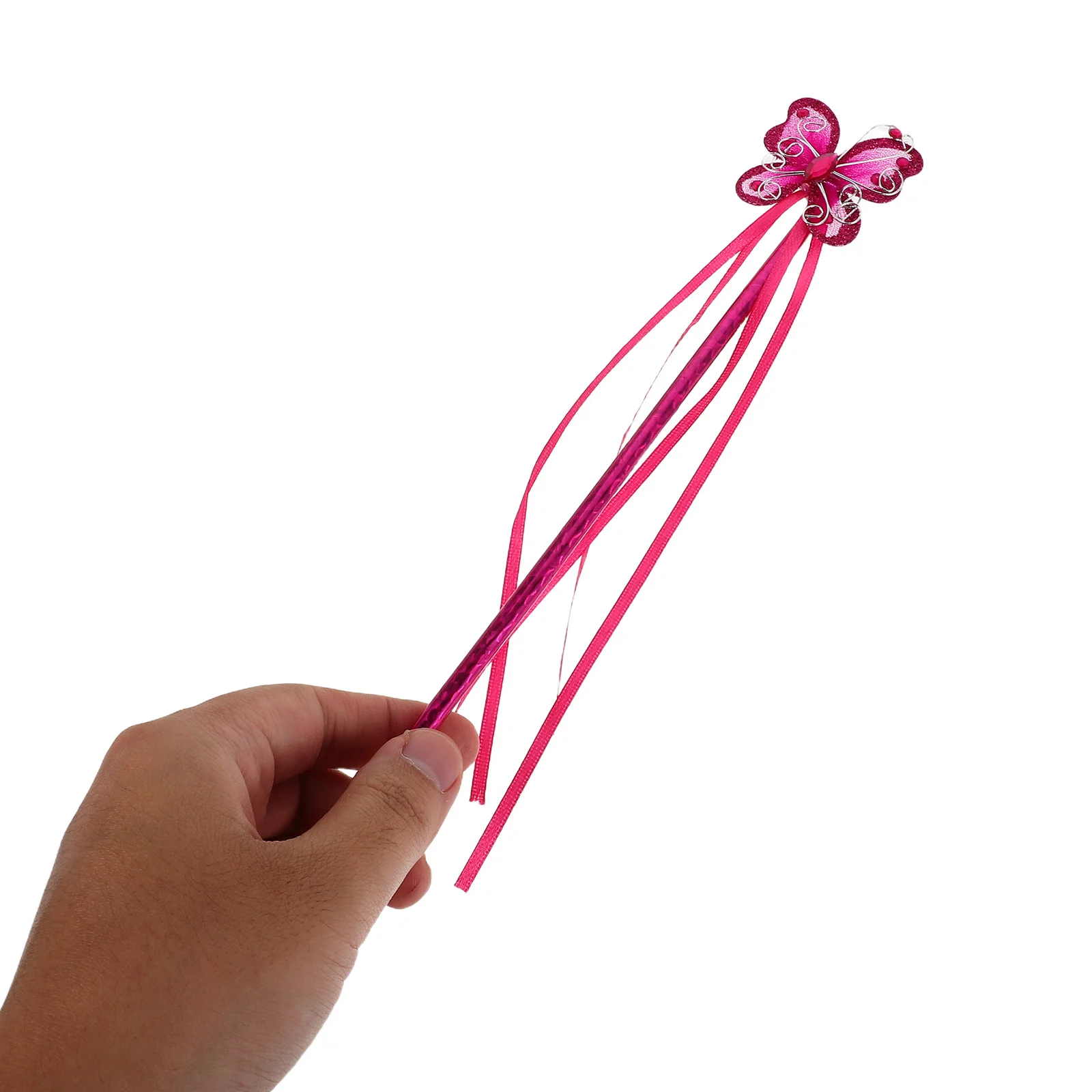 

7 шт., палочки принцессы-феи, бабочка, блестящая лента, палочка, товары для вечеринок, ручной декоративный реквизит, косплей на день рождения