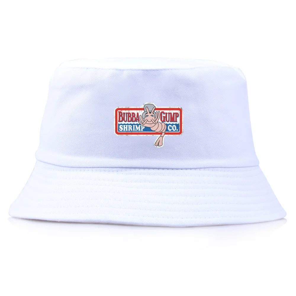 Trend Retro 1994 Bubba Gump Shrimp CO. Bucket Hat Panama Cap Forrest Gump Cosplay Print Hip pop Caps Men and Women Sun Visor Hat - view 3