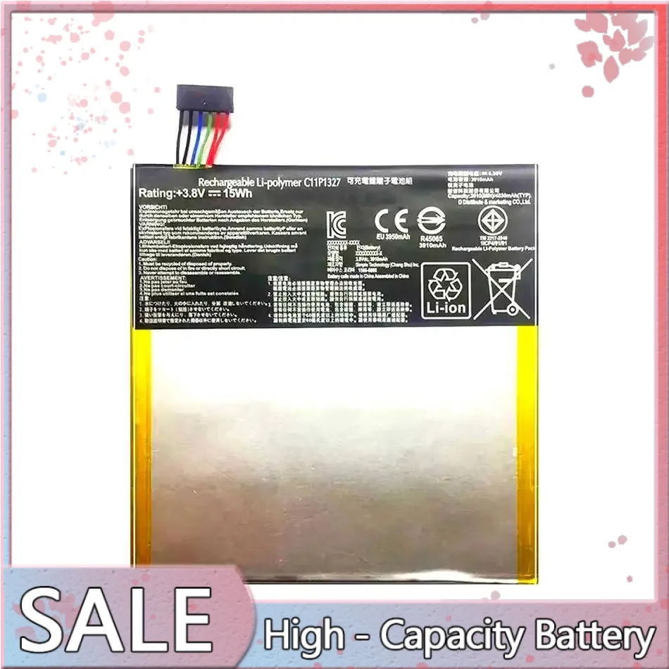 

Аккумулятор для планшета 3910 мАч для Asus Fonepad 7 FE170CG ME170C FE170 Fonepad7 K017 K012, быстрая зарядка C11P1327
