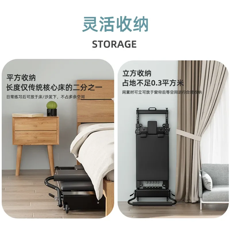 Letto centrale Pilates, grandi attrezzature per uso domestico, estraibile, letto yoga in lega di alluminio