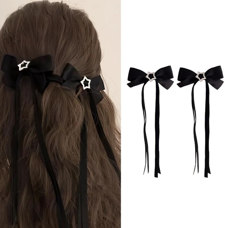 

Sweet Bowtie Hair Clip Girls Hair Styling Clip Antislip Women Hair Decoration 15UB