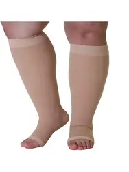 5xl 6xl 7xl più calzini di compressione di formato per gli uomini donne Anti-varicose trombo ginocchio calze elastiche corsa di recupero di viaggio