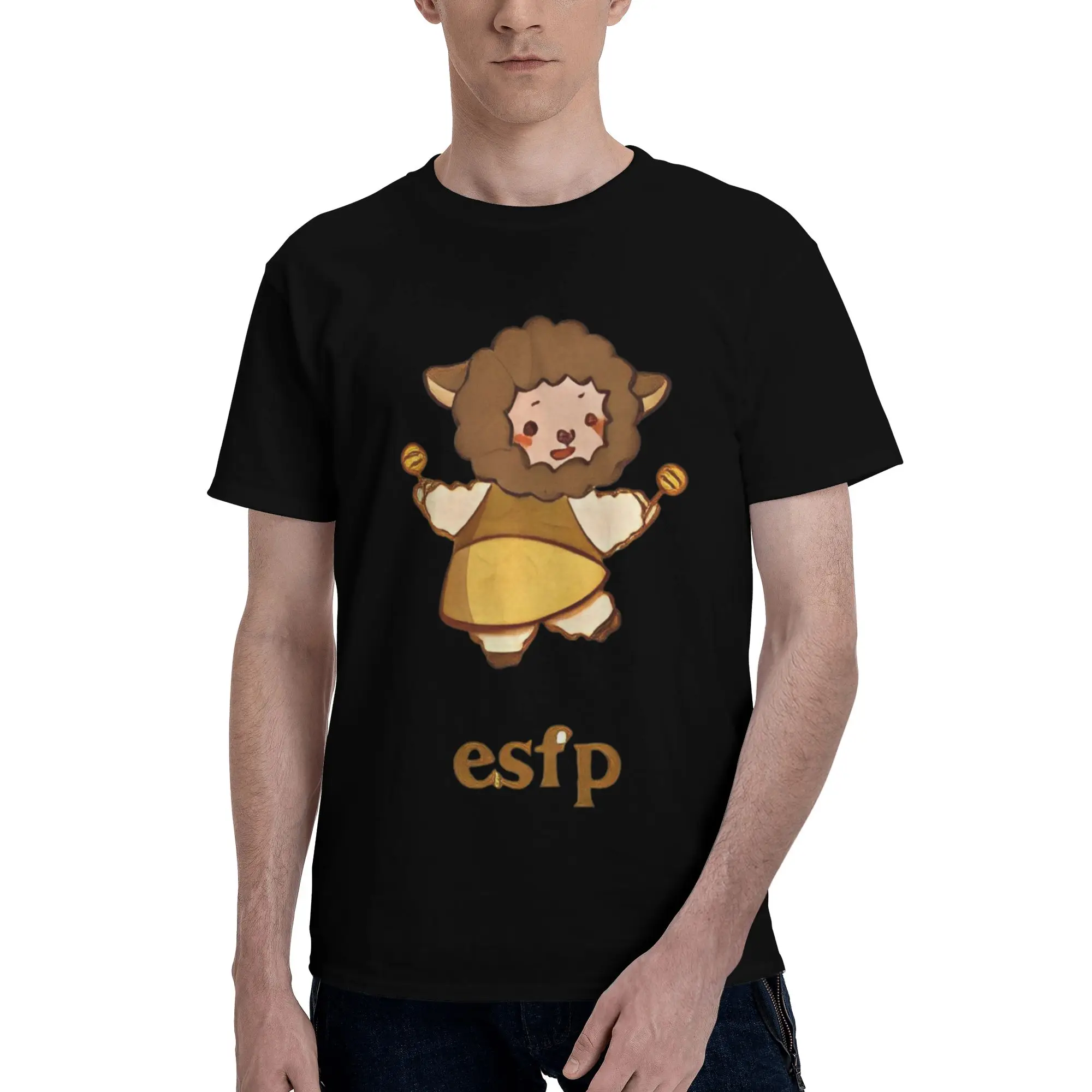 Men Women Graphic ESFP mbti myers-briggs peronality  Tee T Shirt 100% Cotton MBTI 16 Personalities  T-shirts Clothes