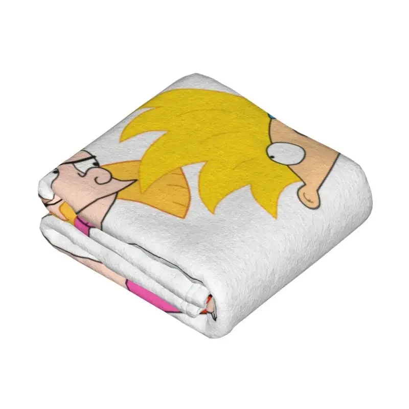 Custom Hey Arnold Animated Anime Helga Pataki Blanket 3D Printed Soft Flannel Fleece Warm Throw Blankets Bed Sofa Bedspreads