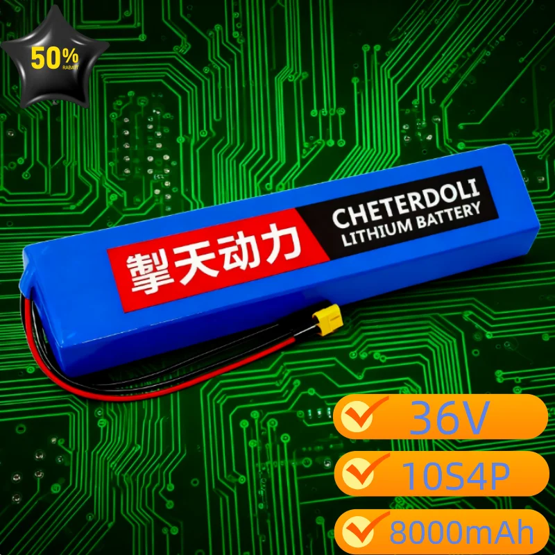 

High Quality 18650 Cells 36V 8000mAh M365 Scooter Battery Pack 10S4P with Multiple Protection System Safe Durable Long Lifespan
