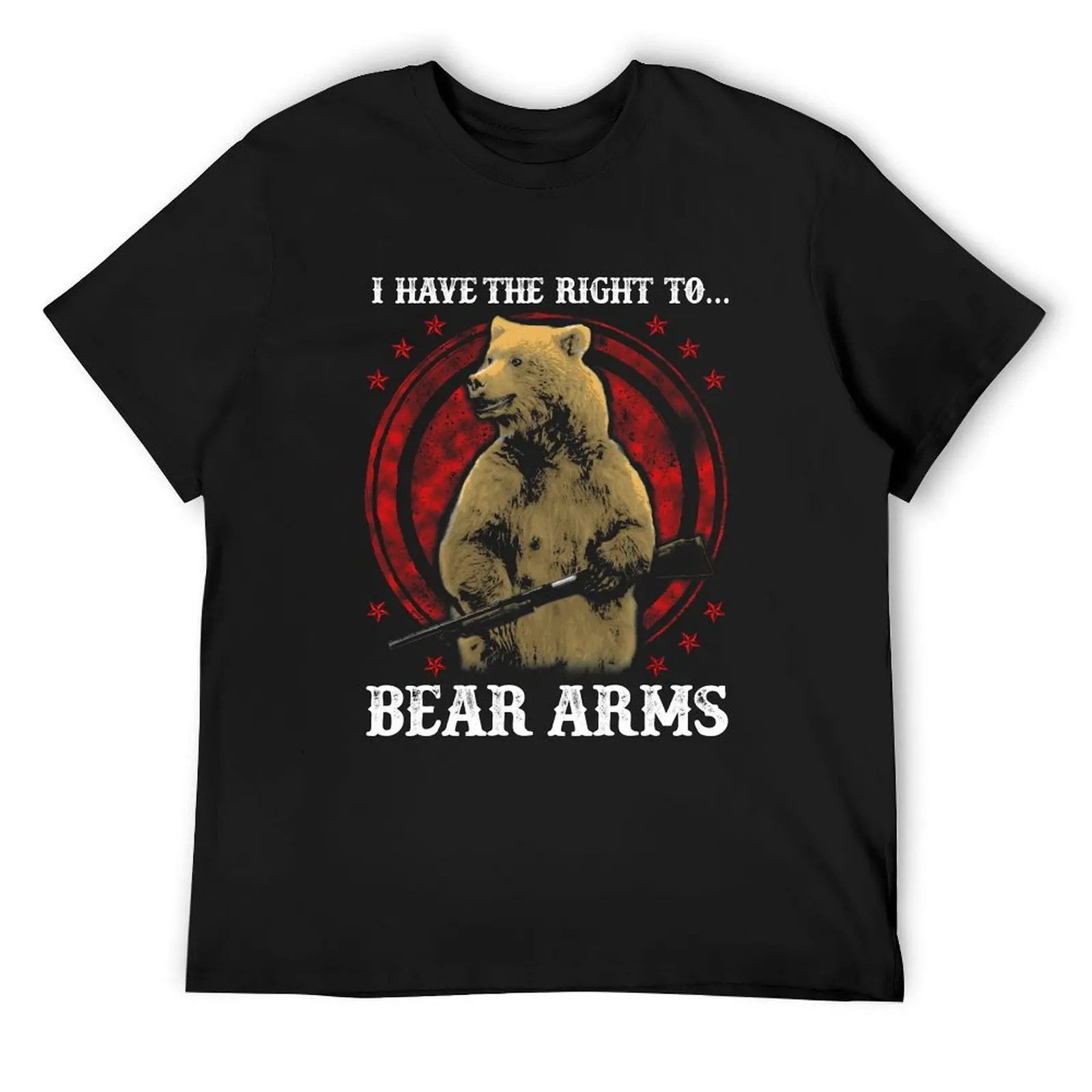 

Funny I have The Right To Bear Arms Gun Control Amendments Tee Design Print T-Shirt graphic shirts tees compression shirt men