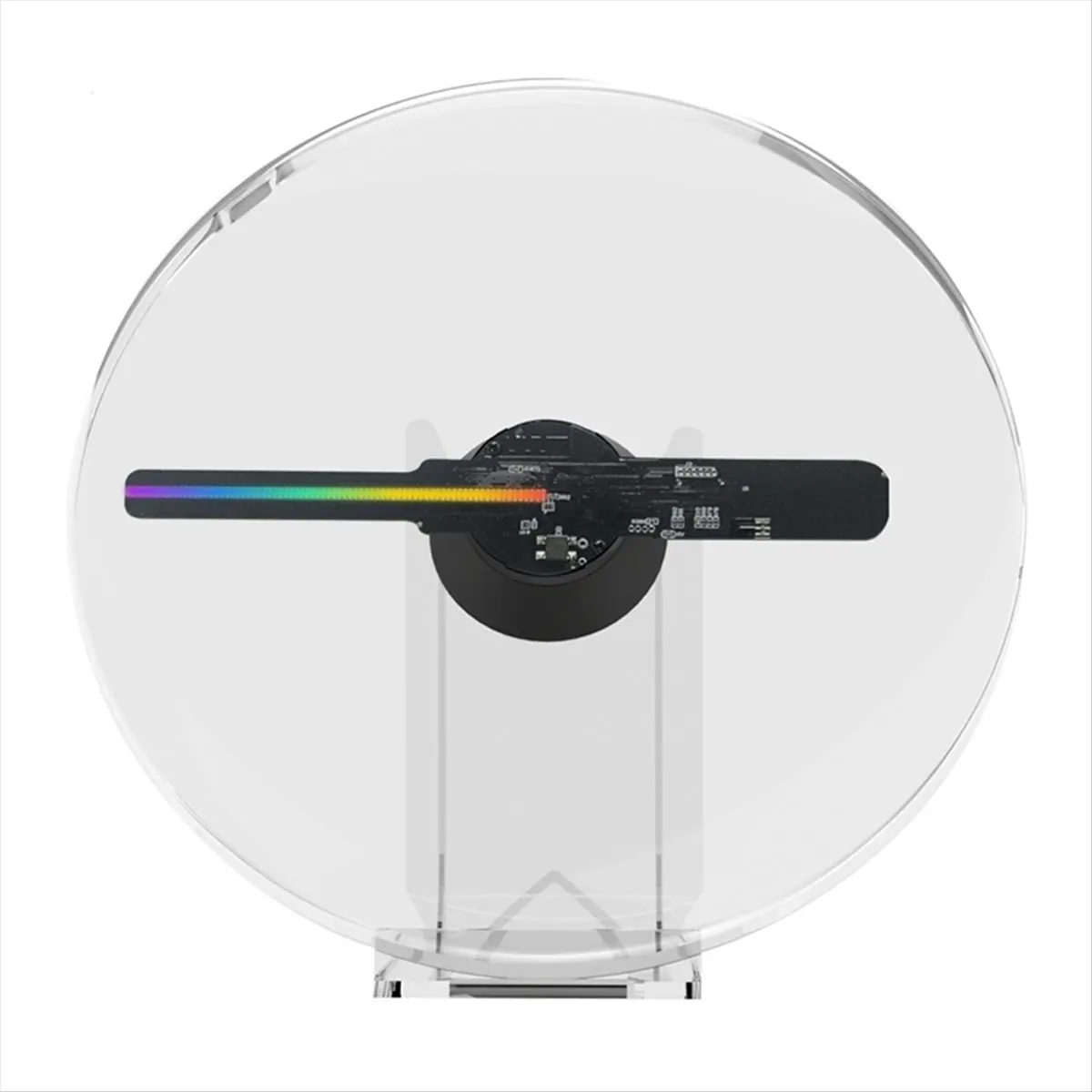 AC115★♠◐3D Holographic Projector Desktop LED Fan Screen Safe Mobile WIFI Control DIY Image HD Holographic Neon PD20