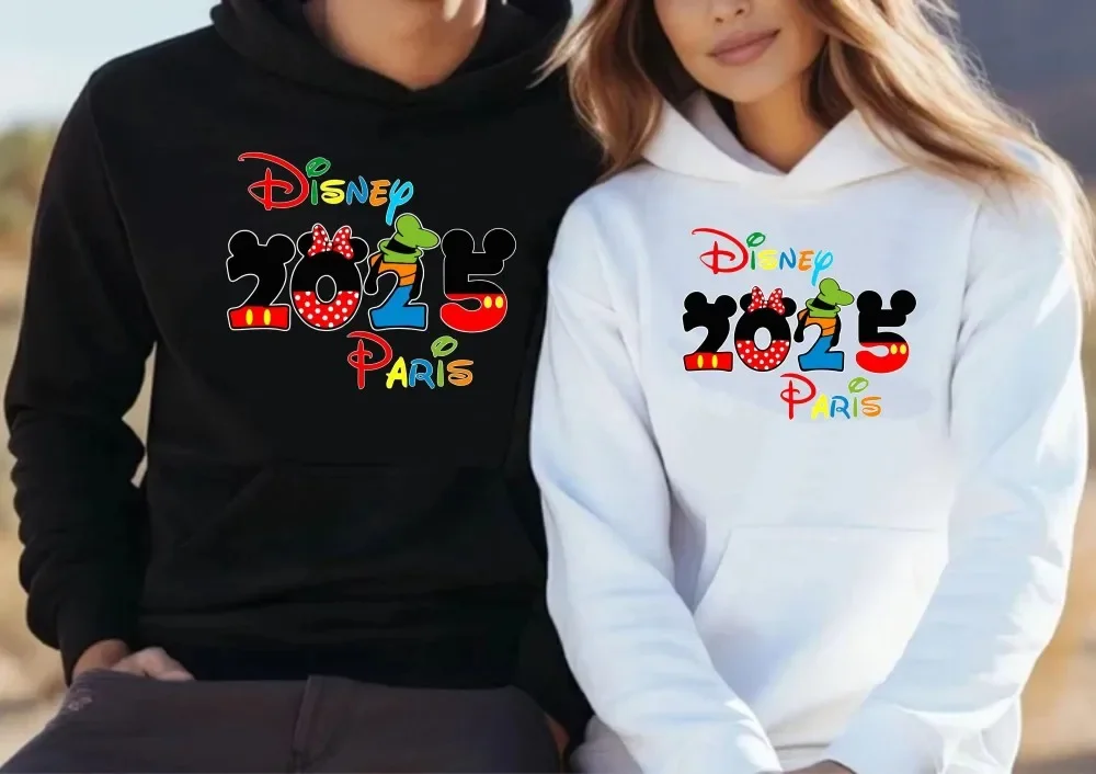 

Disney 2025 Paris Hoodie Disneyland Paris Vacation Pullover Disneyland Top Disney Family Top Unisex Adult Hoodie
