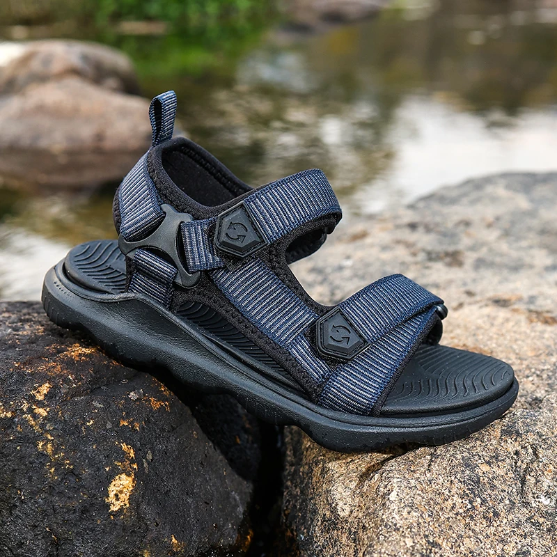 Kinder Sommer Lässige Atmungsaktive Sandalen Offene spitze Rutschfeste Strandschuhe für Kinder Jungen Outdoor Sport Walking Größe 30-40 – Detail 9