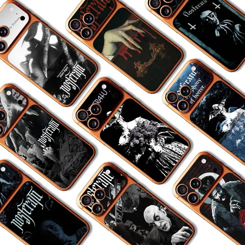 Horror Movie N-Nosferatu Skin Wrap Change Case For IPhone 17 Pro Max Back Sticker Cover