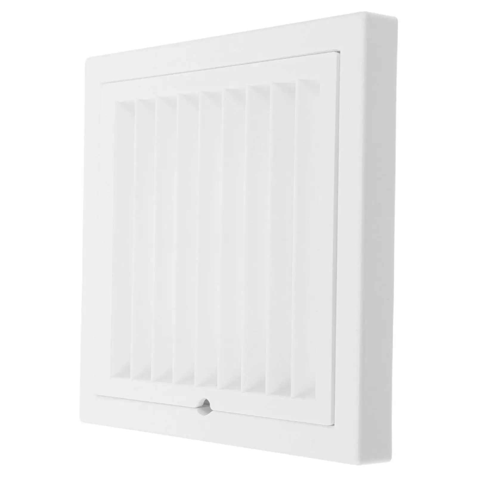 

Square Vent Grill Cover with Adjustable Louvers and Dust Filter for Balcony Kitchen Bathroom Airflow Diffuser ABS Weatherproof