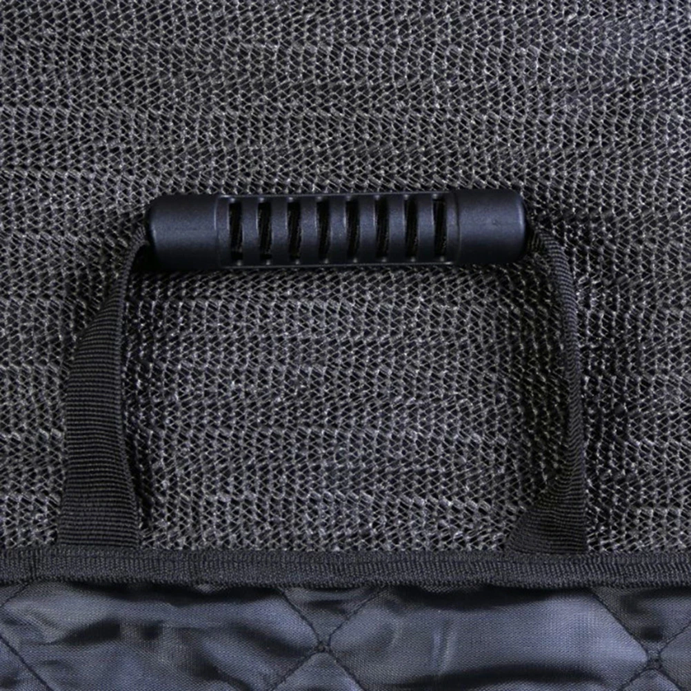 

Waterproof Durable Cushion Back Seat Cover For Cat Safety Buckle Easy Clean Black Practical Pet Cushion Car Seat For Pet Travel