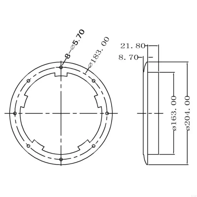 M76E Leichte 6-Zoll-Marine-Zugangsabdeckung mit roter Tasche für eine effektive Organisation der Ausrüstung – Detail 6