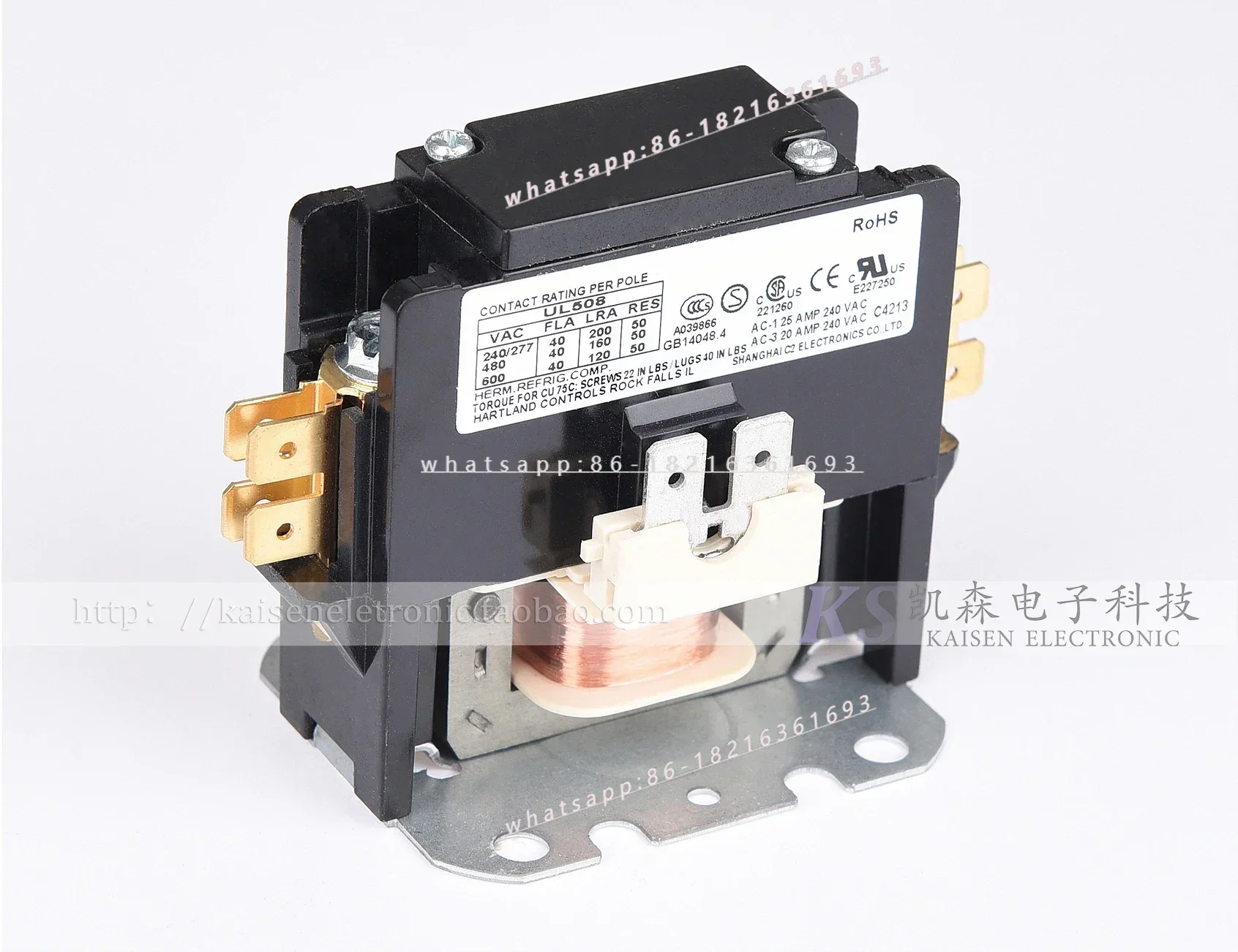 Store 4152 Single-phase AC Contactor For Air Conditioning CJX9B-25S/D