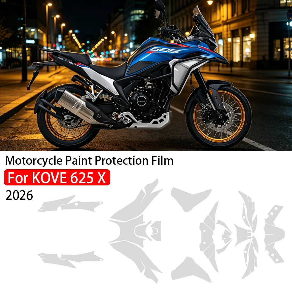 For KOVE 625 X 2026 625X PPF Motorcycle TPU Paint Protection Fairing Protection Clear Anti-scratch Film Accessories 625 x 625x