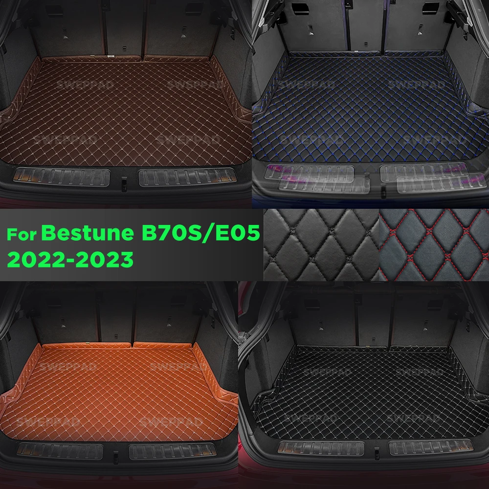 

Для Bestune B70S/E05 2022-2023 коврик для багажника автомобиля, защитный коврик для багажника, аксессуары для интерьера
