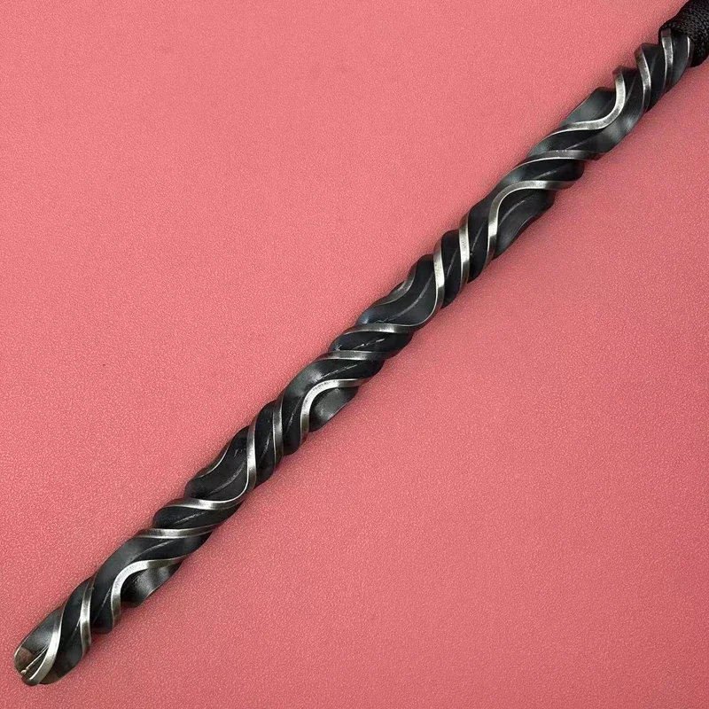 1PCS NEW Outdoor EDC Steel Filipino Short Stick Performance Training Fitness Integrated Solid Stick Car Window Breaker Tools