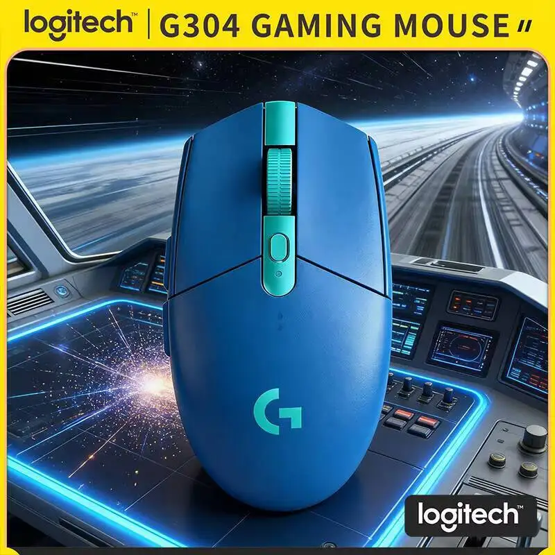 

Logitech G304 Wireless Ergonomic Gaming Mouse, 12000 DPI, 6 Custom Buttons, 250h Battery, Durable Clicks