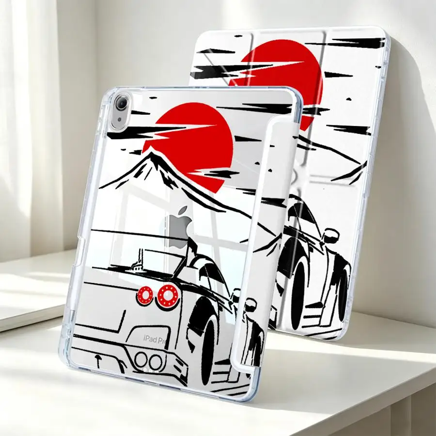 Luxury Sports Cars Tablet Case For Samsung Galaxy Tab S7 FE S8 S10 Lite S9 Plus A8 A11 A9 Plus With Pen Slot Cover