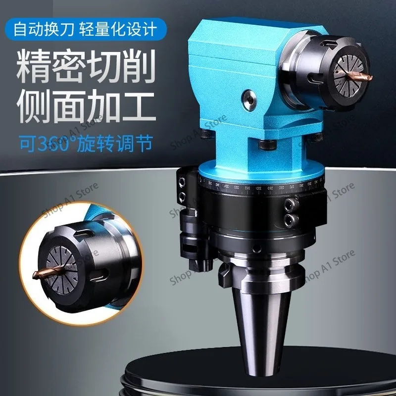 For BT40-90 Degree Angle Head, Side Milling Handle BT50-ER25 32 40 Right Angle Side Milling Head