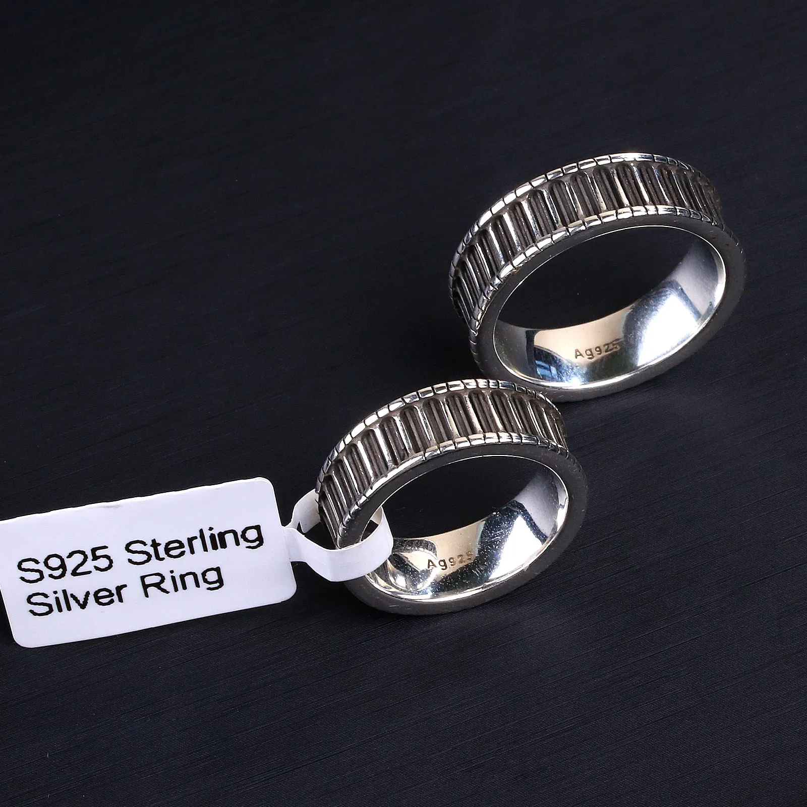 Luxe 100% S925 Sterling Zilveren Ringen Argent 925 Ringen Voor Dames Heren Verstelbare Ring Massief Zilveren Sieraden Verjaardagscadeaus