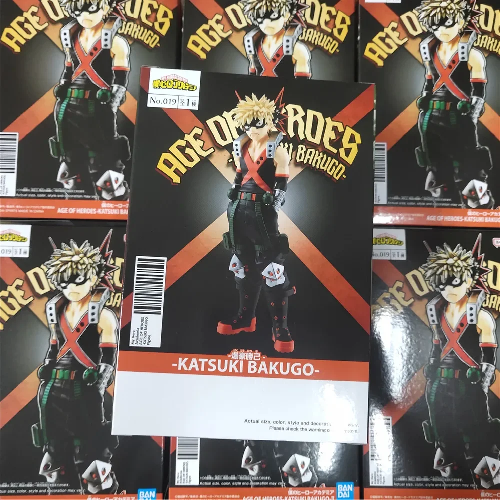 Anime Original Bandai My Hero Academia Age of Heroes Katsuki Bakugo figurki Anime kolekcjonują ozdobne zabawki modele