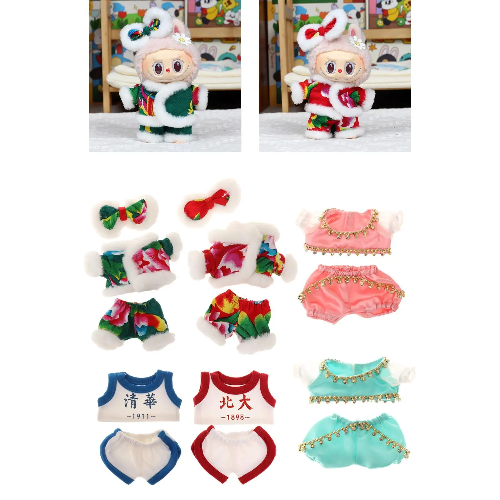 

Doll Apparel for Kids, Outfit Set for 17cm Dolls, Ideal for