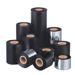 1roll Carbon Tape 121 Wax Based Carbon Tape Self-adhesive Printing Carbon Tape Thermal Paper Printing Universal Thermal Transfer