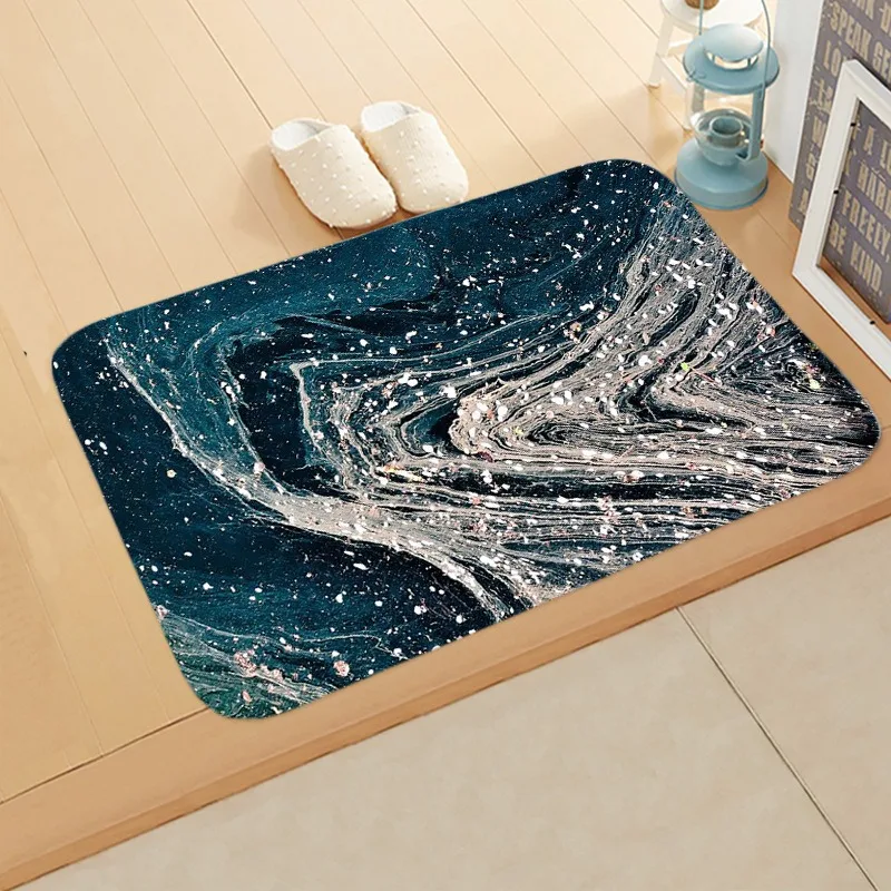 Simple Nordic abstract floor mat entrance entrance printed floor mat bedroom kitchen bathroom absorbent carpet