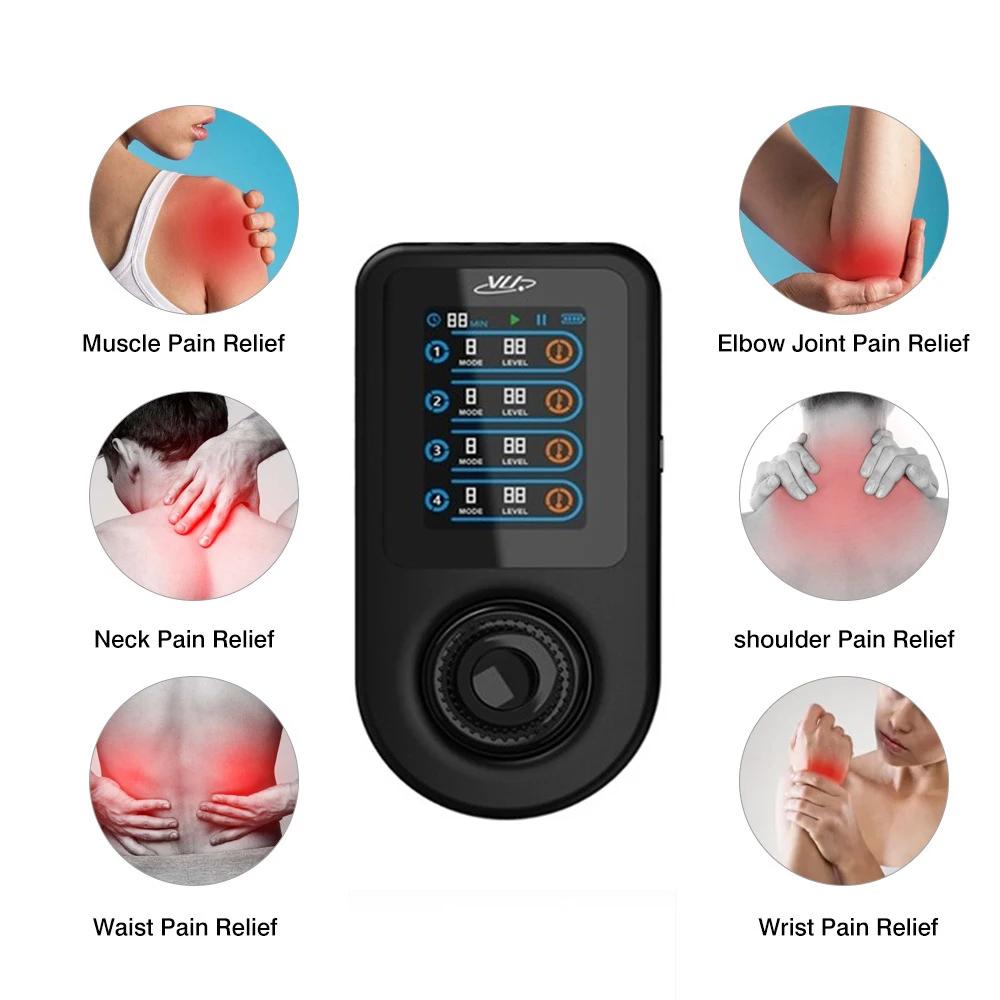 Professional Neck Shoulder Back Massage Therapy Nerve Stimulator Tens Machine