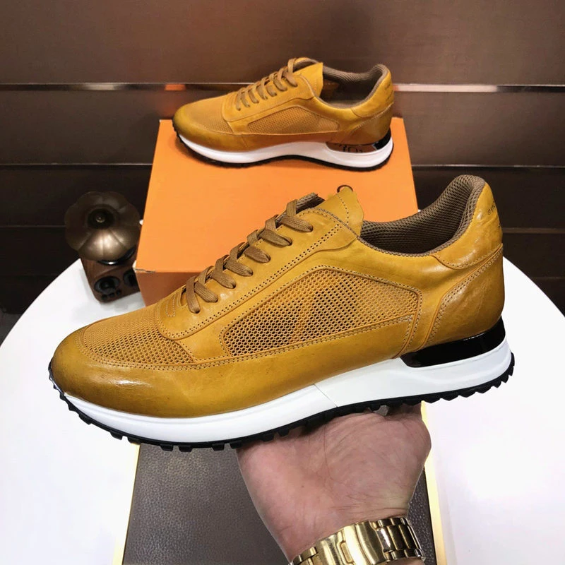 2023 Mens Casual shoes Genuine Leather Cotton Luxury Brand Women Lace-up Classic Sports Shoes Fashion Designer Men Running Shoes