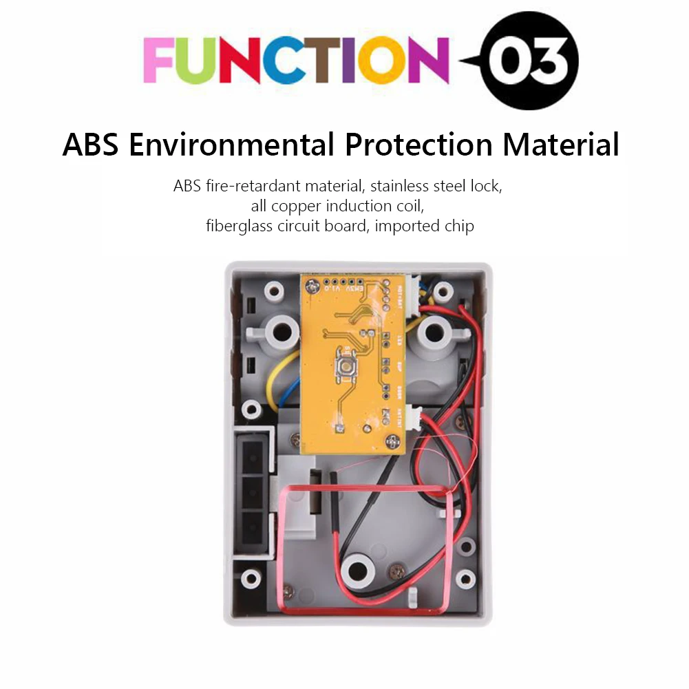 

Бесшумный RFID-замок T3 для шкафов, гардеробов, обувных ящиков и дверей (без сверления)