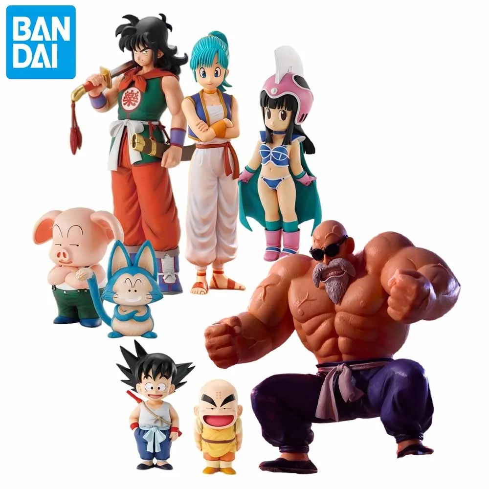 

In Stock Original Bandai Dragon Ball Ichiban Kuji Son Goku Bulma Yamcha Chichi Master Figures Model Toys Roshi Collectible
