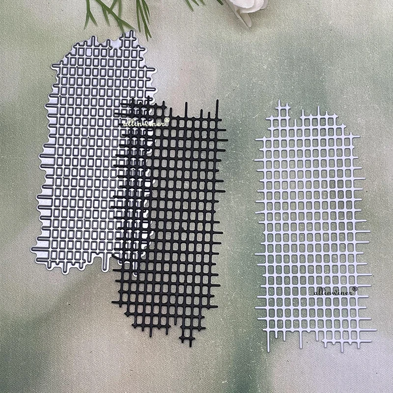 New Grid background Metal Cutting Dies for DIY Scrapbooking Album Paper Cards Decorative Crafts Embossing Die Cuts