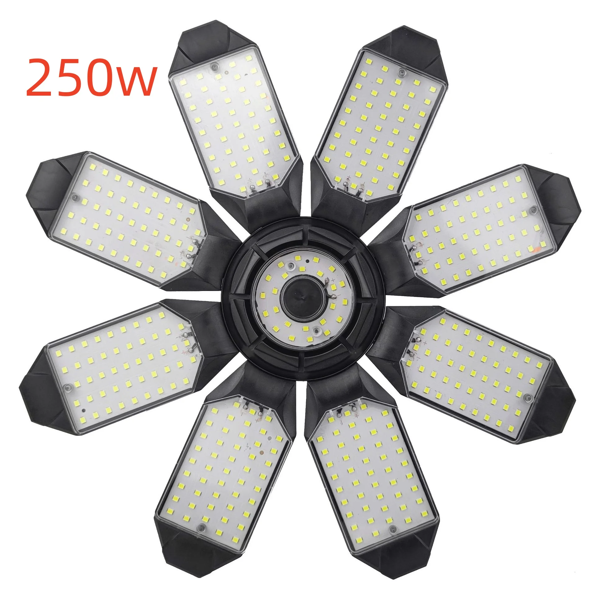 Folding Garage Lighting 80W 100W 200W 250W LED Light B22 E26 E27 E39 E40 Ceiling Lamp LED High Bay Lights UFO Deformable Bulb