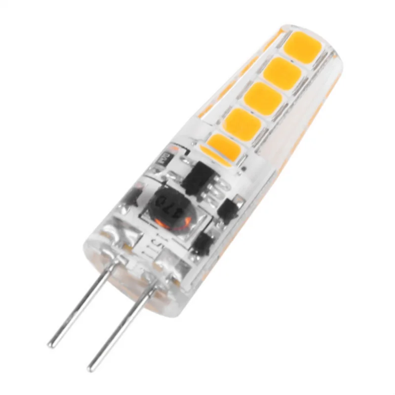 Bombilla LED G4 5W 12V/AC220V 2835 SMD 10led blanco cálido/frío ángulo de 360 grados Luz de araña reemplazar lámpara halógena