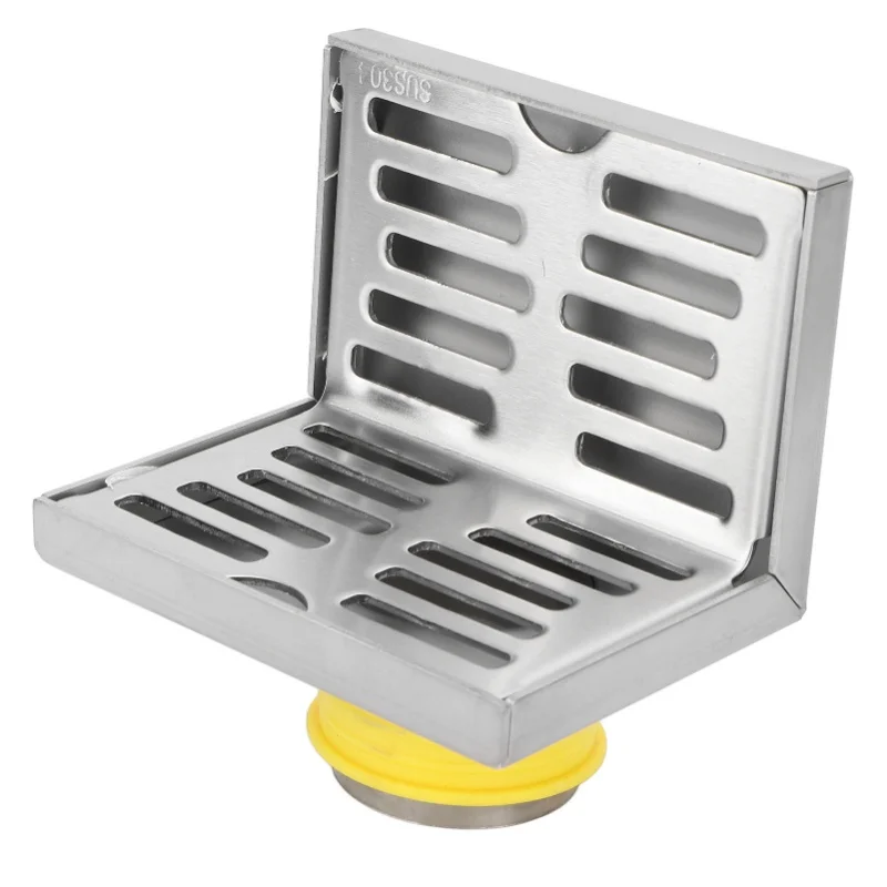 

Corner Floor Drain L Shape Design Durable Stainless Steel Corrosion Resistant Wearable Widely Used L Shaped Drain