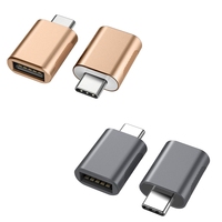 USB C To USB Adapter 2-Pack, Type C Male To USB 3.0 Female Adapter OTG Converter For Laptops, Chargers And More