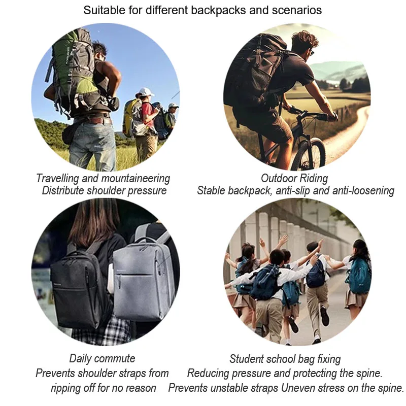 Rucksack magnetische Brust packung Strap easy abnehmbarer Gurt verstellbarer Schulter gurt Outdoor Camping taktische Tasche Gurt Zubehör